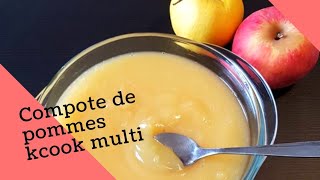 Kenwood kcook multi recette de compote de pommes [upl. by Idoj]