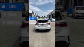 MERCEDES AMG A35 custom resonator delete  muffler delete 🔥🔥🔥 [upl. by Aeriel83]