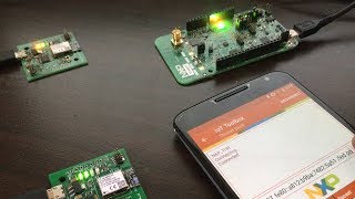 KW41Z  IoT Thread Demo [upl. by Imojean]