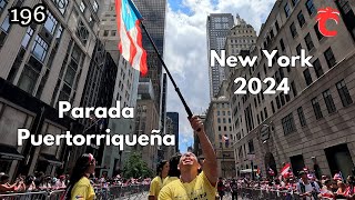 Dentro de la Parada Puertorriqueña en New York 2024 con aguadillawatersports [upl. by Sibie858]