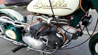 Bistella 500  10cylinder radial TwinStar 2stroke custom motocycle [upl. by Garcia]