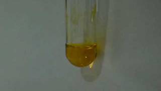 Mixing potassium dichromate and sodium hydroxide [upl. by Marysa]