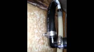 Kinked dishwasher air gap discharge hose fix [upl. by Sivolc702]