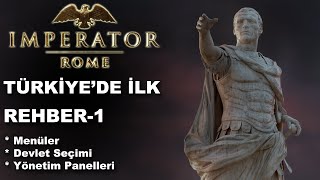 Imperator Rome  Rehber  1 Bölüm  Türkiyede İlk [upl. by Franzoni]