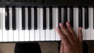 Major Scales How to Play D Major Scale on Piano Right and Left hand [upl. by Enahs]