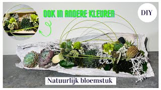 Sterk Natuurlijk Bloemstuk  Cursus Bloemschikken 174  Carlein Tukkers [upl. by Frasier892]