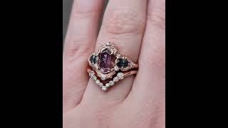 Parti Color Sapphire Starbrite™ Cut Engagement Ring [upl. by Adala]