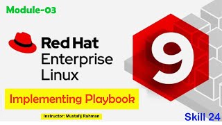 Linux Playbook Implementing Method  Redhat 9 Training redhatlinux linuxtutorialforbeginners [upl. by Rudolph]