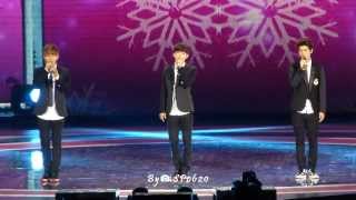 20140105 EXO  12月的奇蹟 台視紅白藝能大賞3 台北小巨蛋 [upl. by Merwin]