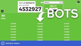 How to Spam a Kahoot Game with Bots [upl. by Cathee]