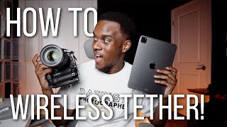 How To Wirelessly Tether To An IPAD  Step  By  Step [upl. by Nirik]