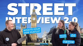 CRAZY THINGS YOU’VE SPENT ON  OddsMonkey Street Interview [upl. by Refinej]