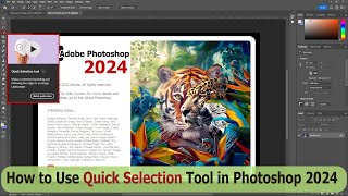 How to Use Quick Selection Tool in Photoshop 2024 [upl. by Llamaj476]