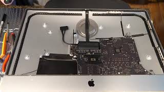 iMac Late 2015 CPU Upgrade from i5 to i7 6700K sped up [upl. by Amann914]