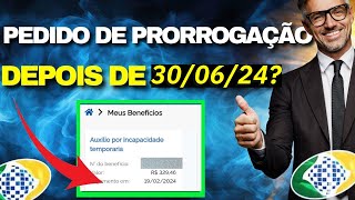 Como vai ficar o pedido de prorrogação de auxílio doença depois do dia 30062024 [upl. by Shirley585]