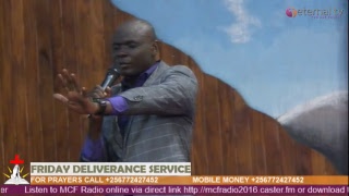 MCF Friday Deliverance Service Live Ps Kisitu Patrick EDOGGO 7Dec2018 [upl. by Anastase201]