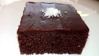 Recette Gâteau au chocolat sans œufs facile rapide [upl. by Eelirol]