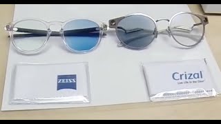 Compare Zeiss PhotoFusion Blue and Essilor Transitions Gen 8 Sapphire Blue Lenses [upl. by Lavotsirc]