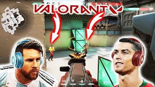 Ronaldo amp Messi playing VALORANT game for first time with Georgina valorant ronaldo Messi gaming [upl. by Krispin163]