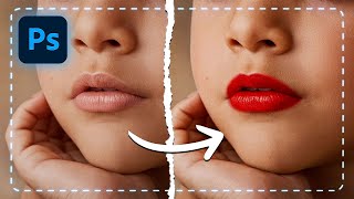 quotHow to Change Lip Color in Photoshop  Quick amp Easy Tutorialquot [upl. by Eno]