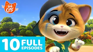 44 Cats  10 Full Episodes 🐈🐾  Meowtiful Compilation from Season 1 [upl. by Clift699]