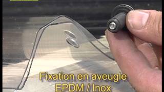 Fixation EPDM pour couturage de plaques translucides  FAYNOT [upl. by Sivrat550]