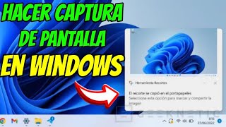 Cómo HACER CAPTURAS de PANTALLA WINDOWS 11 [upl. by Dekow]