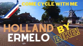 Bicycle ride in Holland  Come cycle with me  Ermelo Netherlands tour [upl. by Nodlehs194]