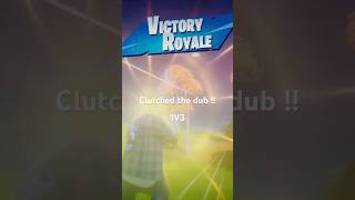 Clutched the 1V3 fortnite fortniteclips [upl. by Alexandr396]