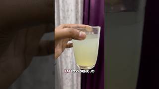 Fat loss drink  Recipe  Fat loss  Fat  Ginger  lemon  cinnamon Fat burner fitnessmotivation [upl. by Eimorej]