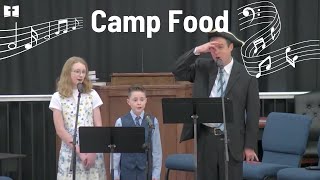 Camp Food  PJ Pirate Jase and Aubree Wilson [upl. by Etteuqram]