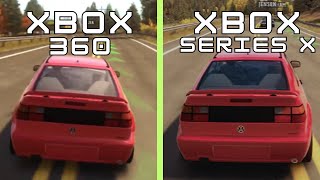 Forza Horizon 1 XBOX 360 vs XBOX SERIES X Graphics Comparison [upl. by Katzman938]