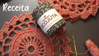 HANDMADE RECEITA  Sousplat com EcoJuta da Euroroma [upl. by Aninnaig684]