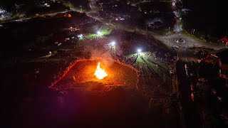 Amlwch Fireworks Display 2024 Anglesey North wales filmed with DJI mini 4pro [upl. by Munniks]