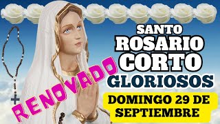 El Santo Rosario corto de hoy domingo 29 de septiembre de 2024 misterios gloriosos 🌹♥️✝️✨🙏 [upl. by Christiano254]