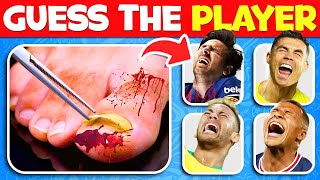 💔😭 Guess Player by Injury  SHOCK Moment 6 Guess Injury Moment of Football Player Ronaldo Messi [upl. by Mears574]