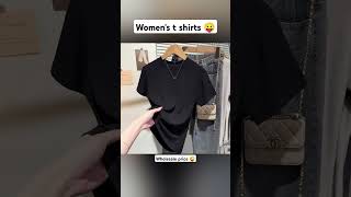 Womens t shirts good quality 🤩youtubeshorts china market [upl. by Cypro]