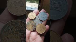 Bhutan CoinNepal Coinindian Coin coin ytbshorts shortsfeed [upl. by Ahsyen]