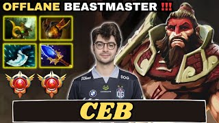 🔥 Ceb BEASTMASTER Offlane 🔥 CEB Grandmaster Tier Perspective  Full Match Dota 2 [upl. by Maidie]