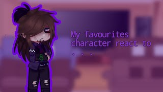 my favourites characters react to   William Afton 28 part 1 read desc [upl. by Melisenda]