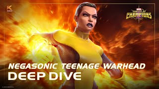 Negasonic Teenage Warhead  Deep Dive  Marvel Contest of Champions [upl. by Tiemroth]