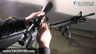 Barska Sniper Scope 624x50 IR AC11562 VideoReview by wwwTECHEYEScom [upl. by Rawden943]