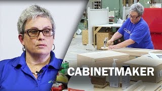 Job Talks  Cabinetmaker  Lynn Describes What it Takes to be a Cabinetmaker [upl. by Anyak]