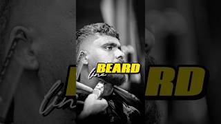 BEARD LINE  barber tutorial  TRIMMER barber fademaster haircut beard [upl. by Mears]