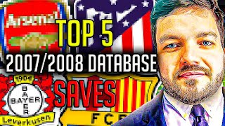 Top 5 Saves To Do in The 20072008 Database [upl. by Lehmann913]