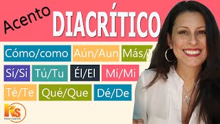 🔴Entiende qué es el acento diacrítico y cuándo se usa ✍️ LearnSpanish [upl. by Candyce]