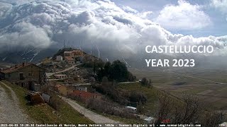 Timelapse Castelluccio di Norcia  YEAR 2023 [upl. by Enihsnus]