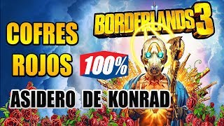 Todos los Cofres Rojos – Asidero de Konrad  Borderlands 3 [upl. by Celie]