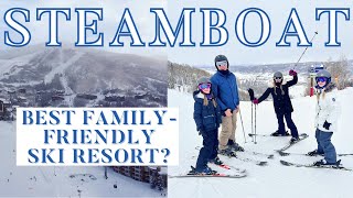 Best FamilyFriendly Ski Resort Our Trip to Steamboat Colorado ⛷️🏔️ [upl. by Nwahsear]