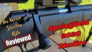 Springfield 2020 Rimfire Is this the Worst Shooting Rifle [upl. by Bounds]